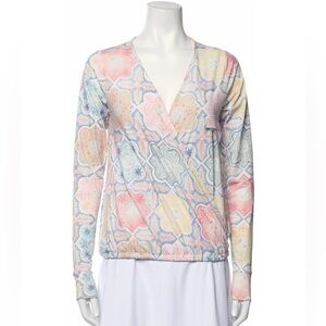For Love & Lemons Patterned Top Size XS